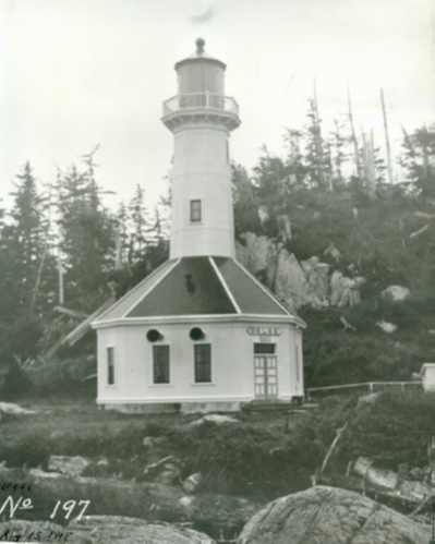 Tree Point Light Station, August 15, 1915, care of the Ketchikan Museum