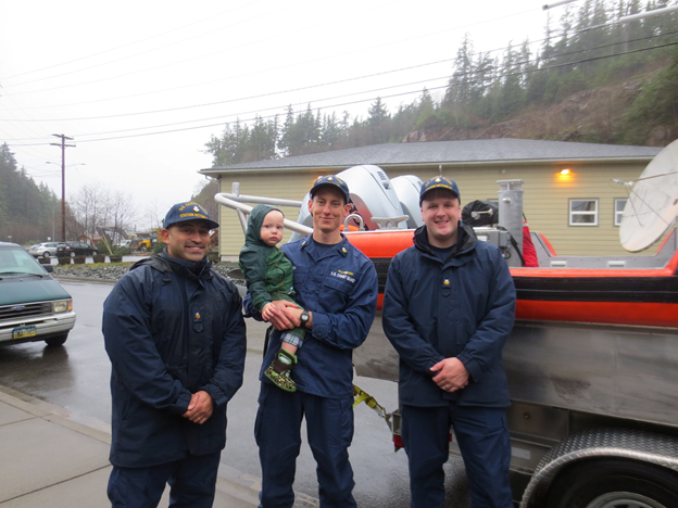 Coast Guard officers visit Ketchikan Public Library for Storytime, November 2018